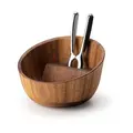Nussschale mit Qualitätsknacker 19 cm Akazie Continenta