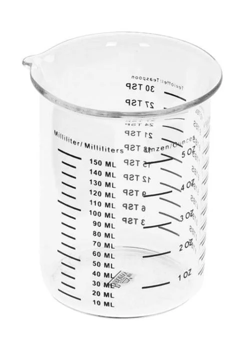 Messbecher Glas 150 ml Easy Baking