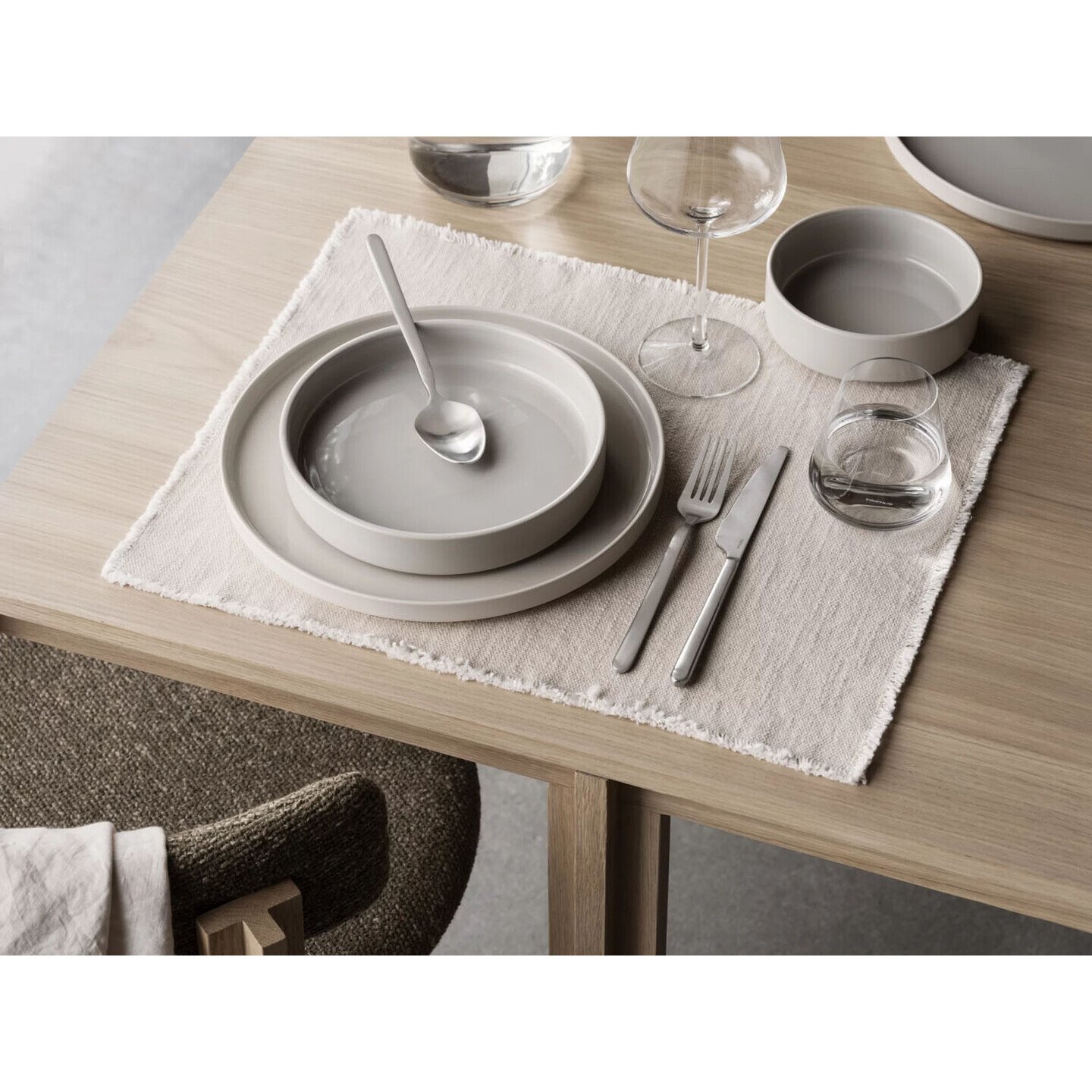 Blomus Pilar Tiefer Teller - Spülmaschinenfest & Mikrowellengeeignet In Moonbeam