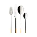 Tafelbesteck 24tlg. Ella teilvergoldet Villeroy & Boch