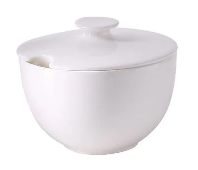 Zuckerdose 0,25 l Fine Bone China Classic weiß