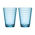 2er Set Trinkglas 33cl Aino Aalto aqua Iittala