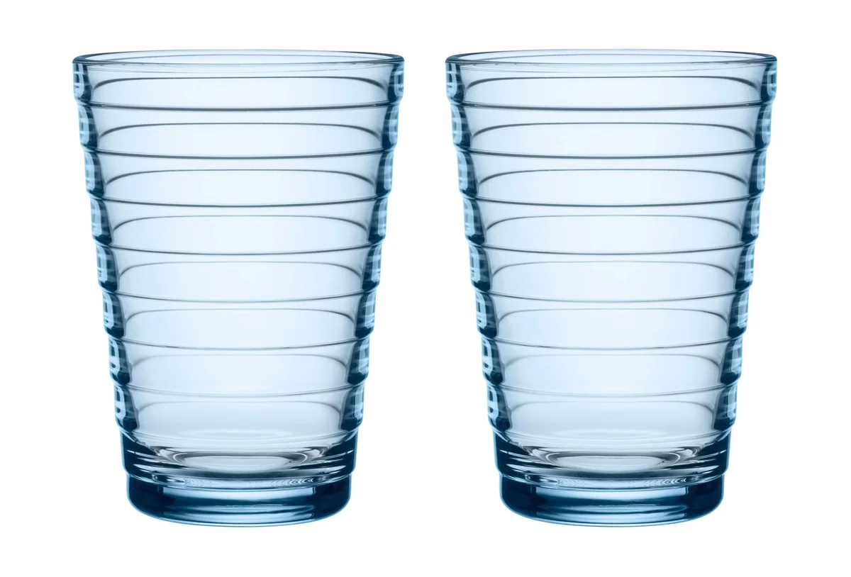Trinkglas 2er-Set 0,33 l Aino Aalto Aqua