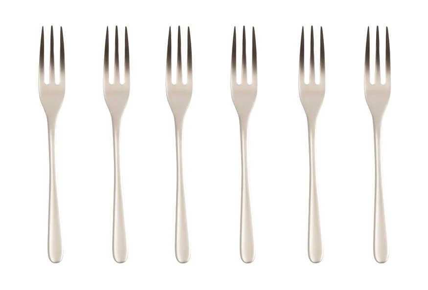 Kuchengabel 6 St. Taste Antique Edelst./PVD champagne