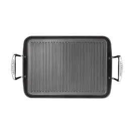 Grillplatte Rillen 35 x 25 cm Aluminium antihaft Le Creuset