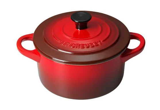 Mini Cocotte 10,5cm kirschrot Steinzeug