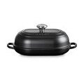 Brot Bräter oval 29 cm schwarz Guss Le Creuset