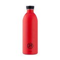 Trinkflasche 1,0l Stone Hot Red mit Urbandeckel 24bottles