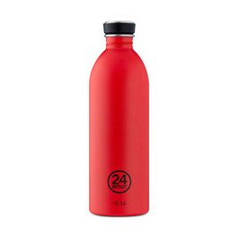 Trinkflasche 1,0 l Urban Bottle Hot Red 24bottles