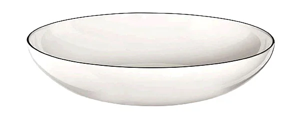 Pasta-/Suppen-Teller D. 22 cm A Table Ligne noir