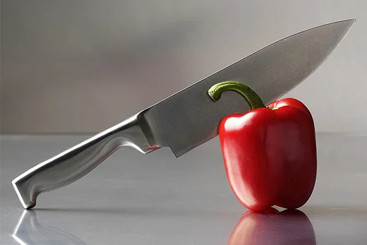 Messerreinigung