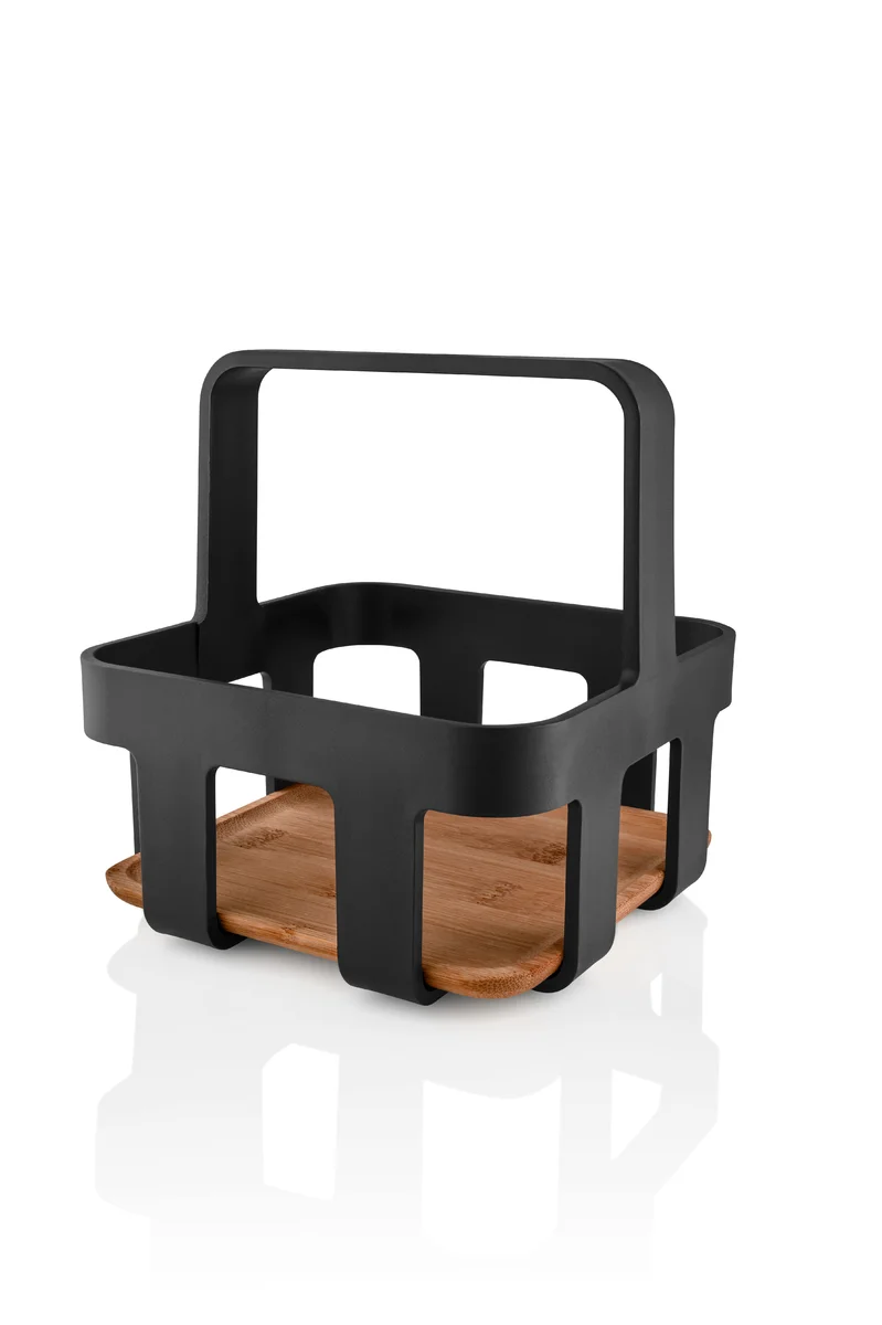 Tischkorb 17x17 cm Nordic kitchen schwarz