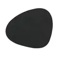 Glasuntersetzer 11x13 cm Curve Nupo black LINDDNA