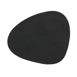 Glasuntersetzer 11x13 cm Curve Nupo black LINDDNA