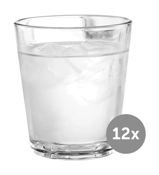 Glas 12er-Set klar