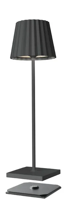 Akku-Tischleuchte 38 cm 2,4 W Troll 2.0 anthrazit