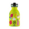 Trinkflasche 0,25 l Veggie Friends mit Sportdeckel 24bottles
