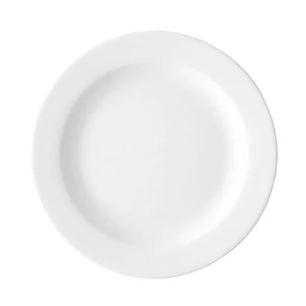 Frühstücksteller 19cm Fahne Form 1382 weiß