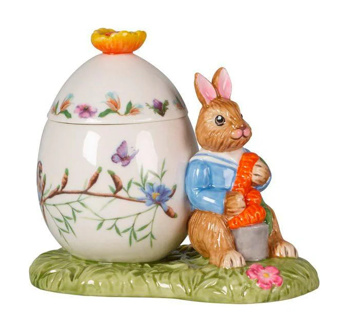Osterei-Dose Max mit Möhre 9 cm Bunny Tales