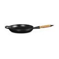 Bratpfanne 28 cm m. Holzgriff Signature schwarz Le Creuset