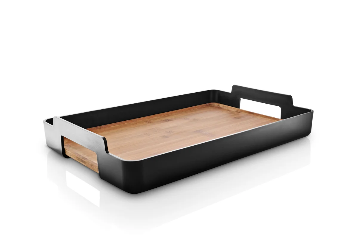 Tablett 50x35 cm Nordic kitchen schwarz