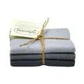 Wischtücher 25x25cm 3er-Pack Sturmgrau-Kombi Solwang