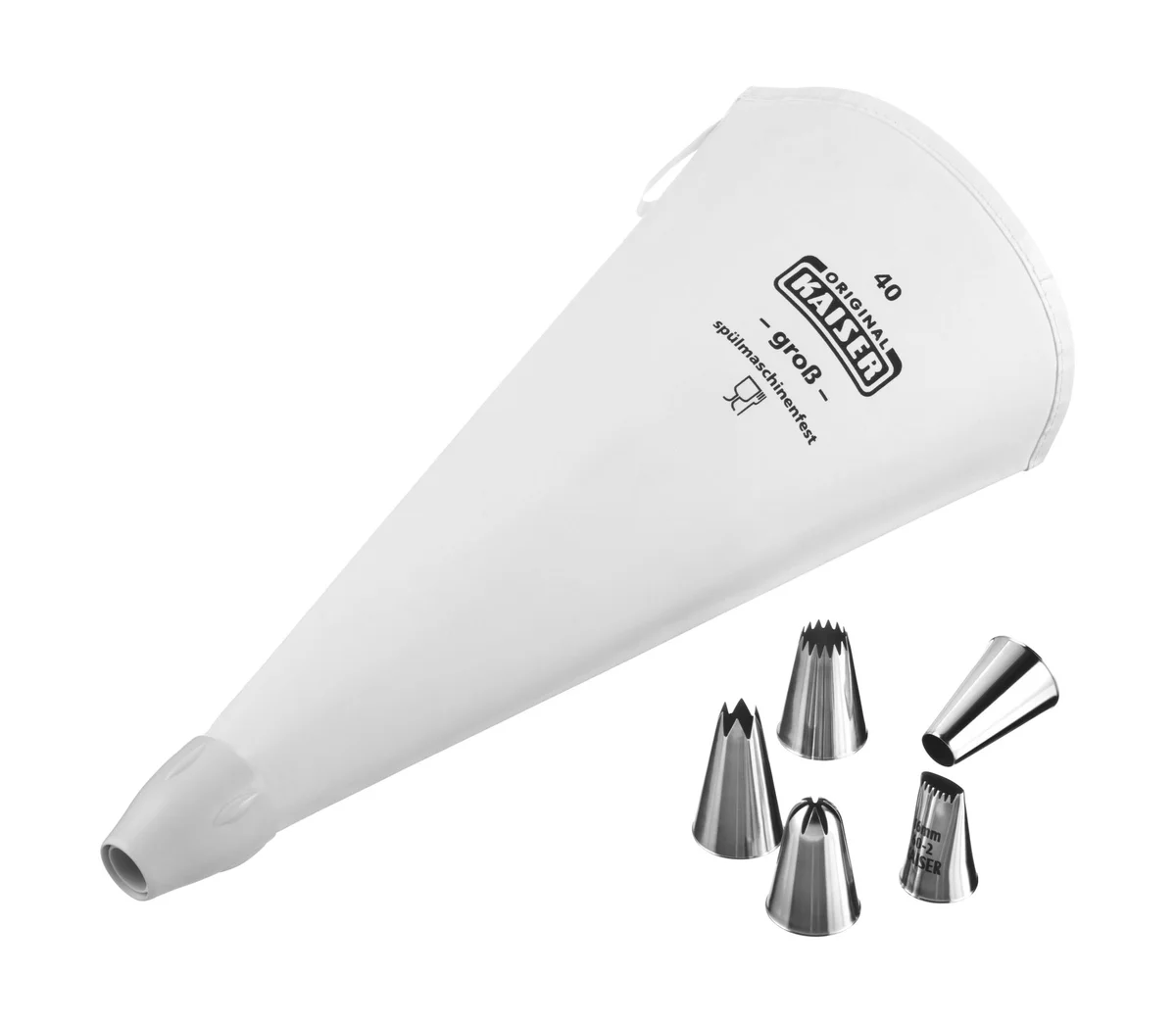 Spritzbeutel-Set Profi 7-tlg. La Forme Plus weiß