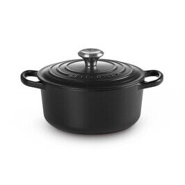 Bräter m.D. rund 24 cm Guss Signature schwarz Le Creuset