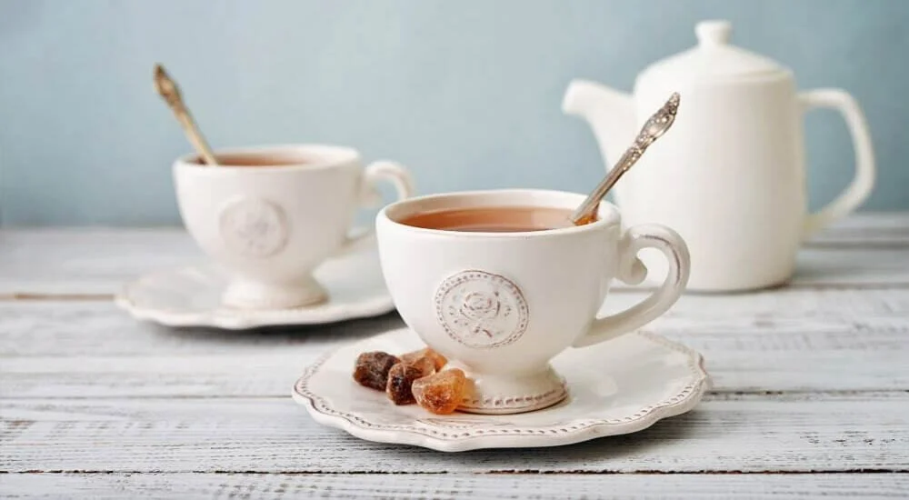 Teetasse-Porzellan