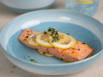 Zitronen-Lachs aus dem Ofen