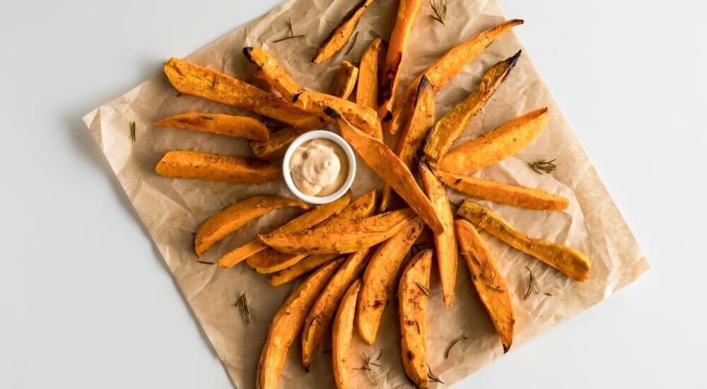 Süßkartoffelpommes
