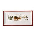 Platte 36x18 cm Happy Wintertime Red Hutschenreuther
