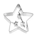 Ausstecher Weihnachtsstern 6,5 cm mit Innenprägung Edelstahl RBV Birkmann