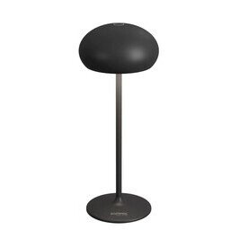 Akku-Tischleuchte Pebble 23 cm 1,9 W schwarz Sompex