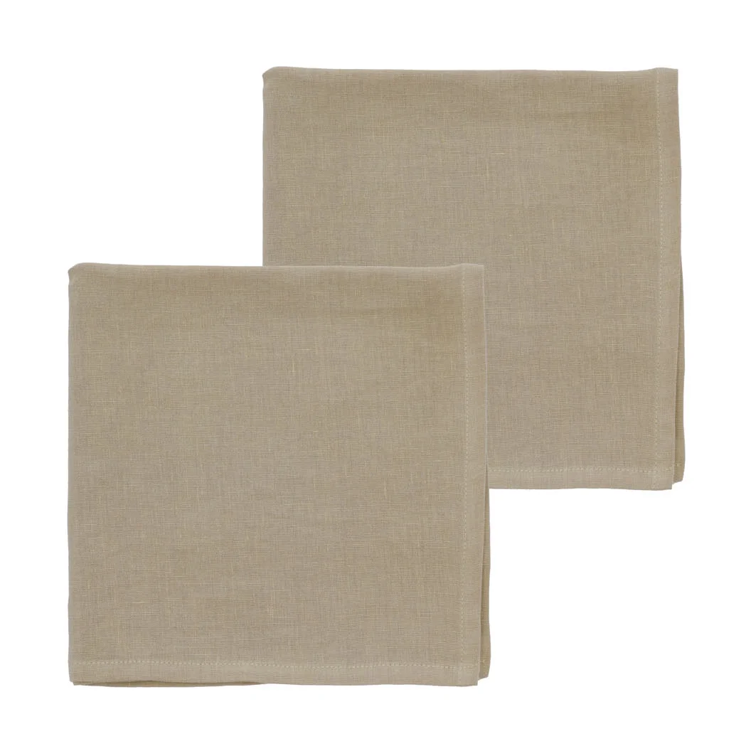 Servietten 2er-Set Pure Linen Nature