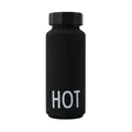 Thermoflasche 0,5 l Hot&Cold Hot schwarz Design Letters