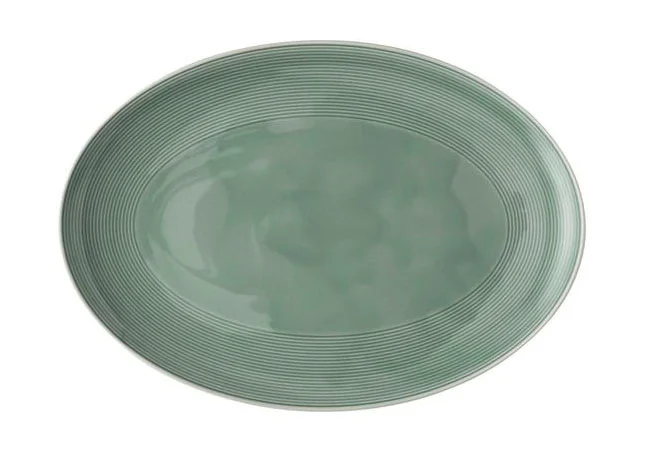 Platte oval 34 cm Loft Colour Moss Green
