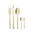 Besteck-Set 60-tlg. Rock Antique PVD Champagne Sambonet