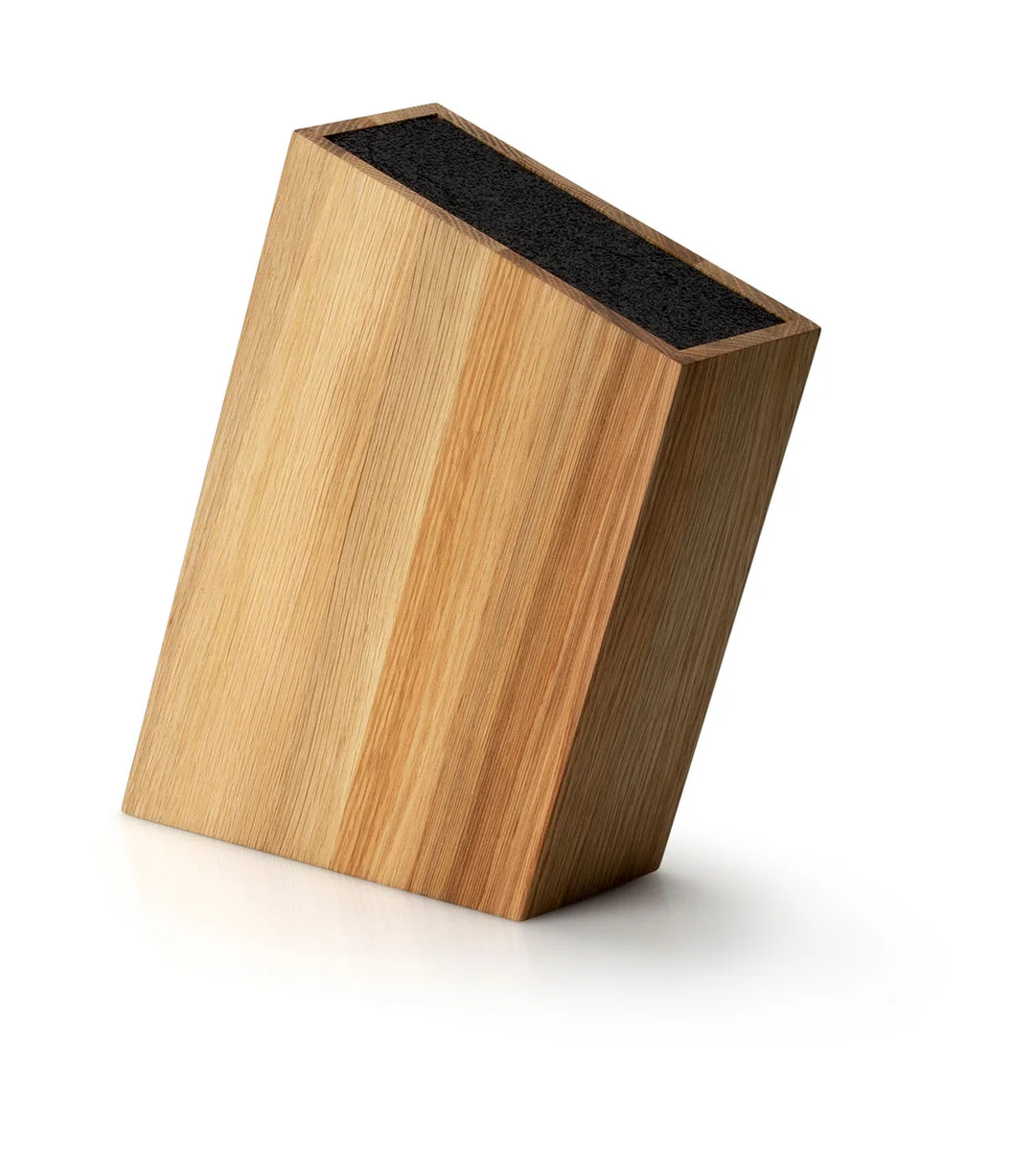 Messerblock m. flex. Einsatz Eiche 28,5x8x19cm