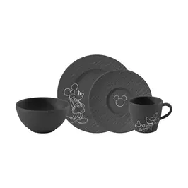 Frühstücks-Set 4-tlg. Manufacture Rock – Mickey Mouse Villeroy & Boch
