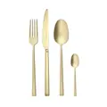 Besteck-Set 24-tlg. Rock Antique PVD Champagne Sambonet
