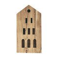 Schneidebrett Stadthaus 30x15,5cm Räder