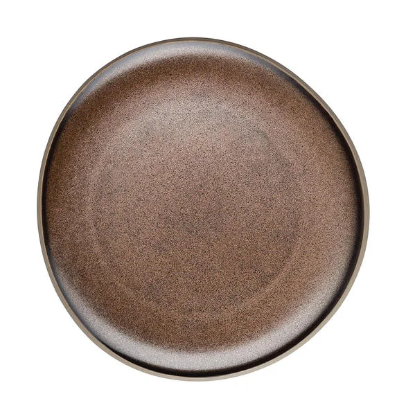 Teller flach 22 cm Junto Bronze