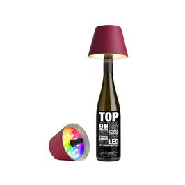LED-Leuchte 11 cm 1,3 W Top 2.0 bordeaux mit RGB-Farbwechsel Sompex