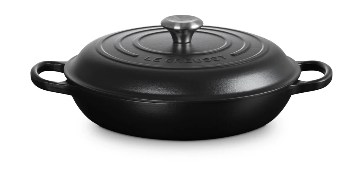 Gourmet-Profitopf mit Deckel 30 cm Signature Schwarz