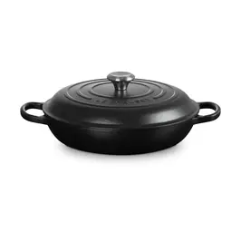 Gourmet-Profitopf mit Deckel 30 cm Signature Schwarz Le Creuset