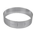 Tortenring rund ø 18–30 cm / H 10 cm verstellbar Edelstahl Städter