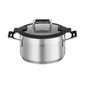 Kochtopf 20cm mit Silikonranddeckel Silence Pro Rösle