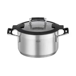Kochtopf 20cm mit Silikonranddeckel Silence Pro Rösle