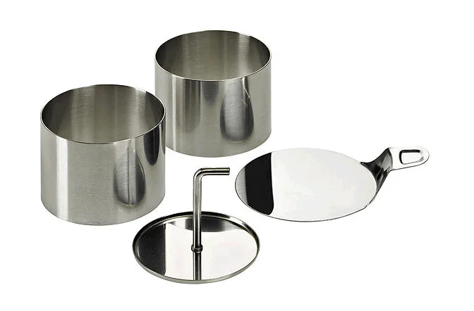 Speiseringe 8er-Set edelstahl